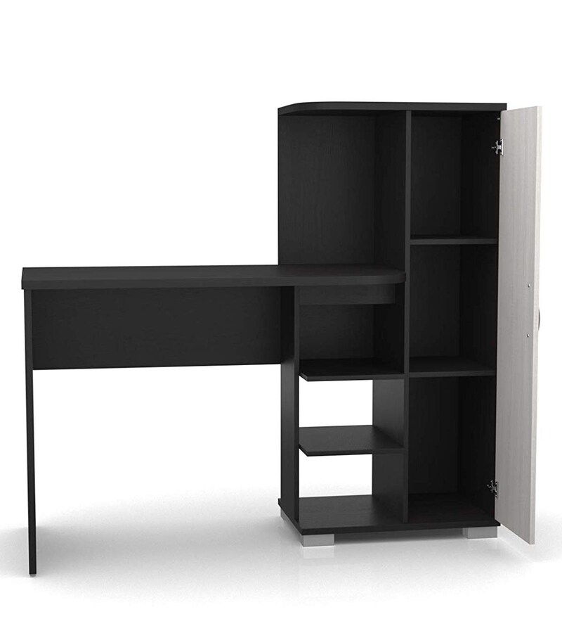 Buy Wesley Study Table in Wenge by Forzza Online Modern Writing