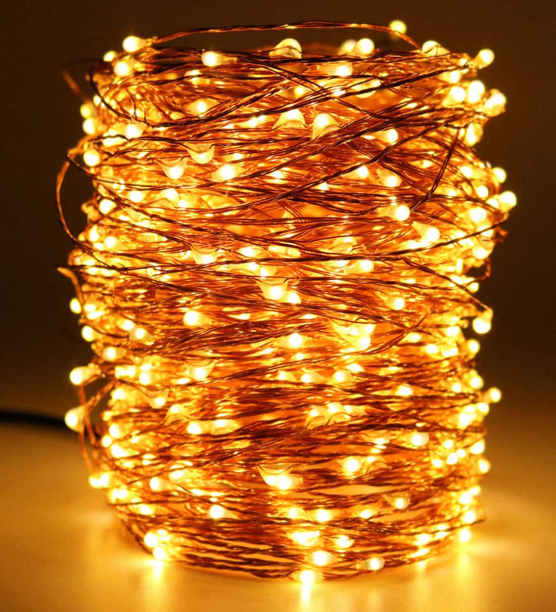 White and Yellow 10 Meter Plug-In LED String Light, 