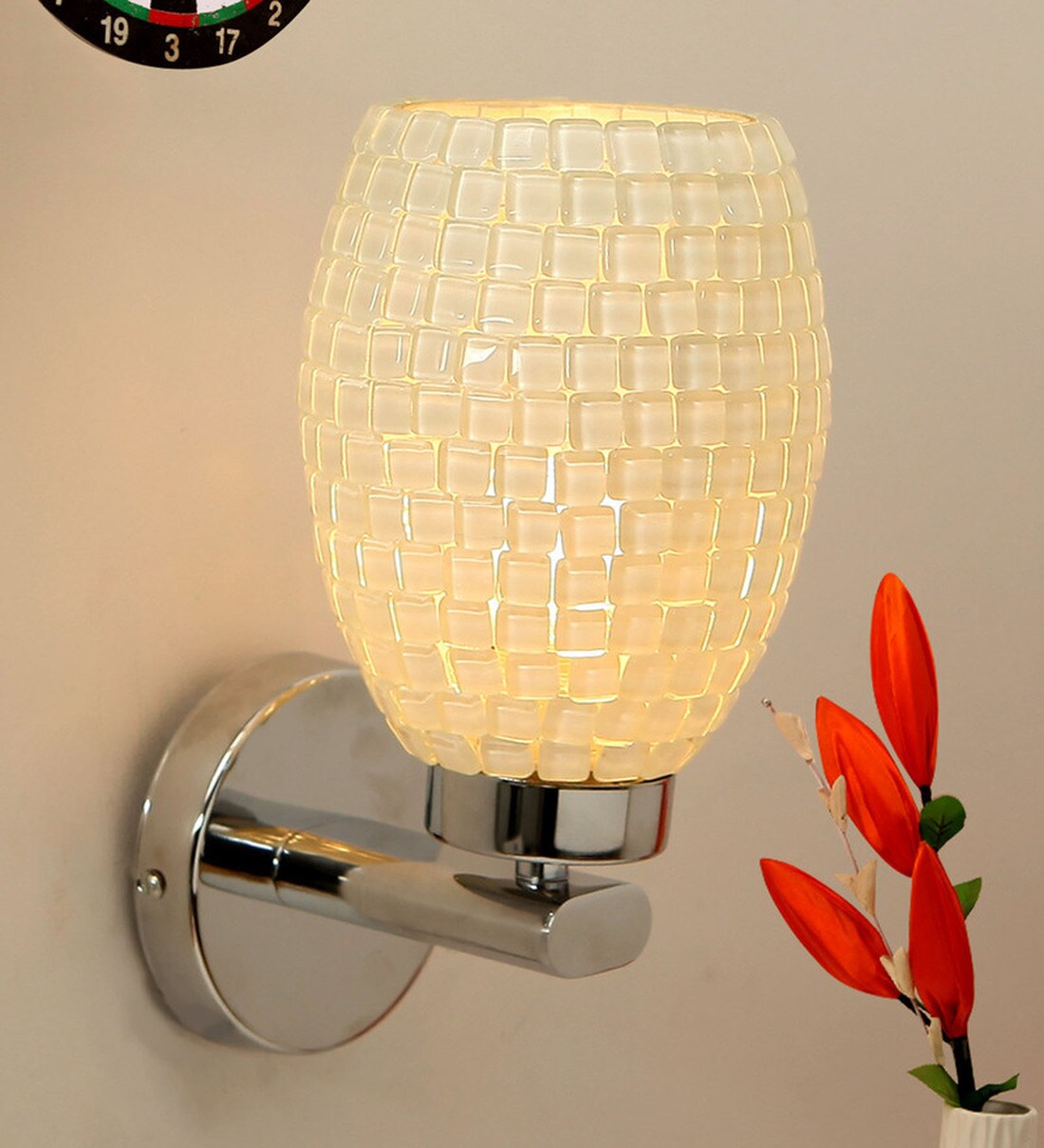 Buy White Glass Wall Light by Aesthetic Home Solutions at 41 OFF by Aesthetic Home Solutions
