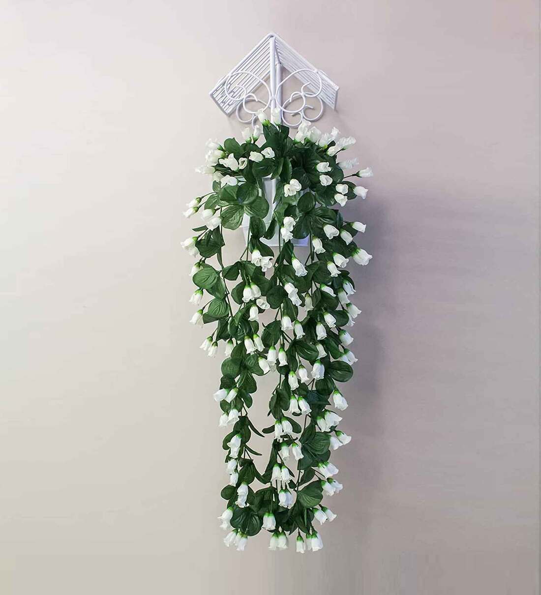 Buy White Polyester Creeper Pot Artificial Flowers Online Artificial Flowers Artificial