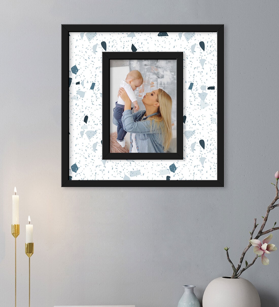 Buy White Wooden Wall Hanging Photo Frame Online Single Photo frames
