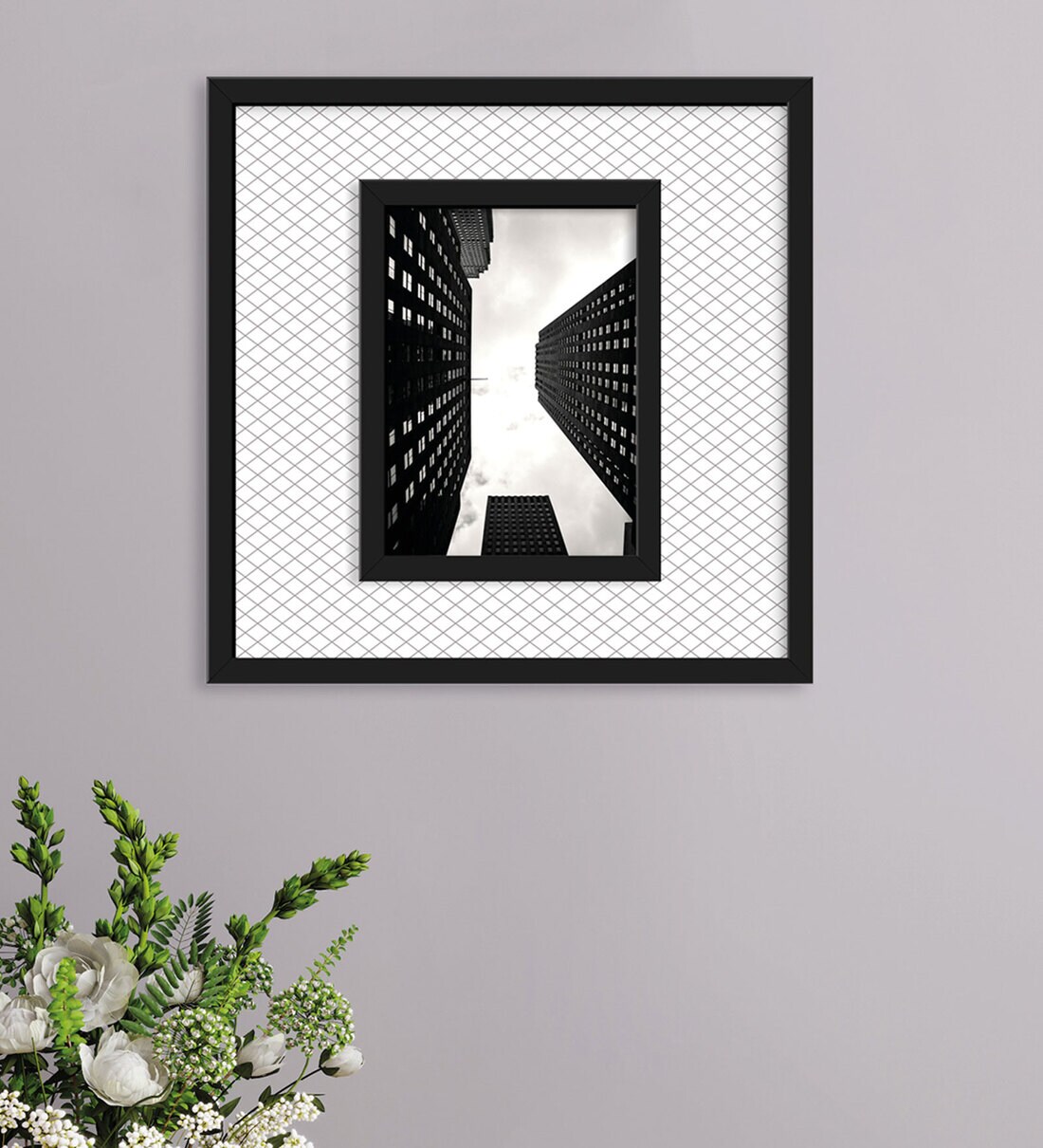 Buy White Wooden Shiny Wall Hanging Photo Frame at 33 OFF by Random