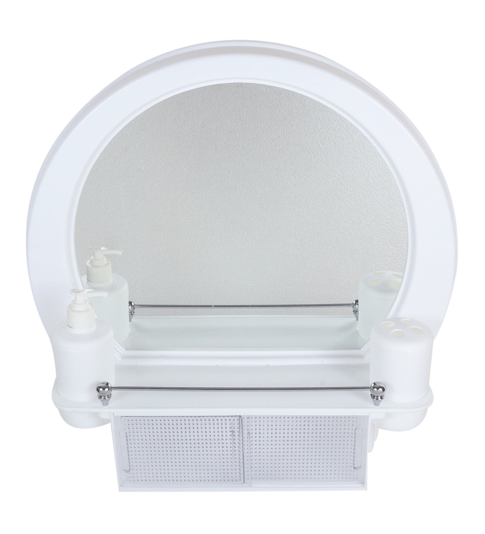 Buy White Plastic Bathroom with Mirror at 63 OFF by Branco