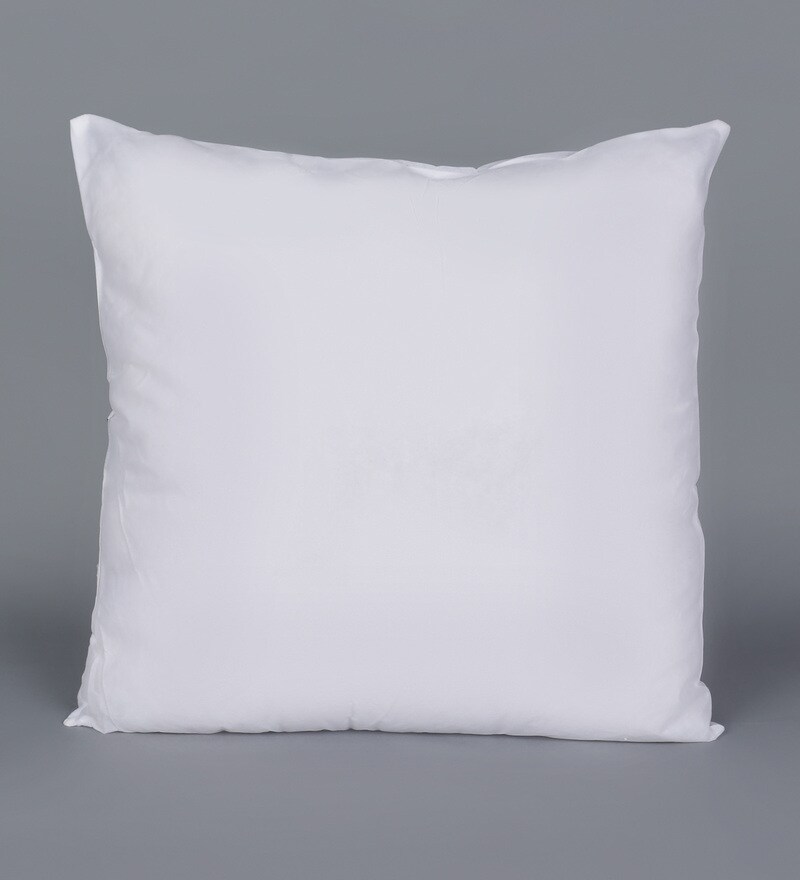 Buy White Microfiber 16x16 Inch Cozy Pillow Inserts Set Of 4 By