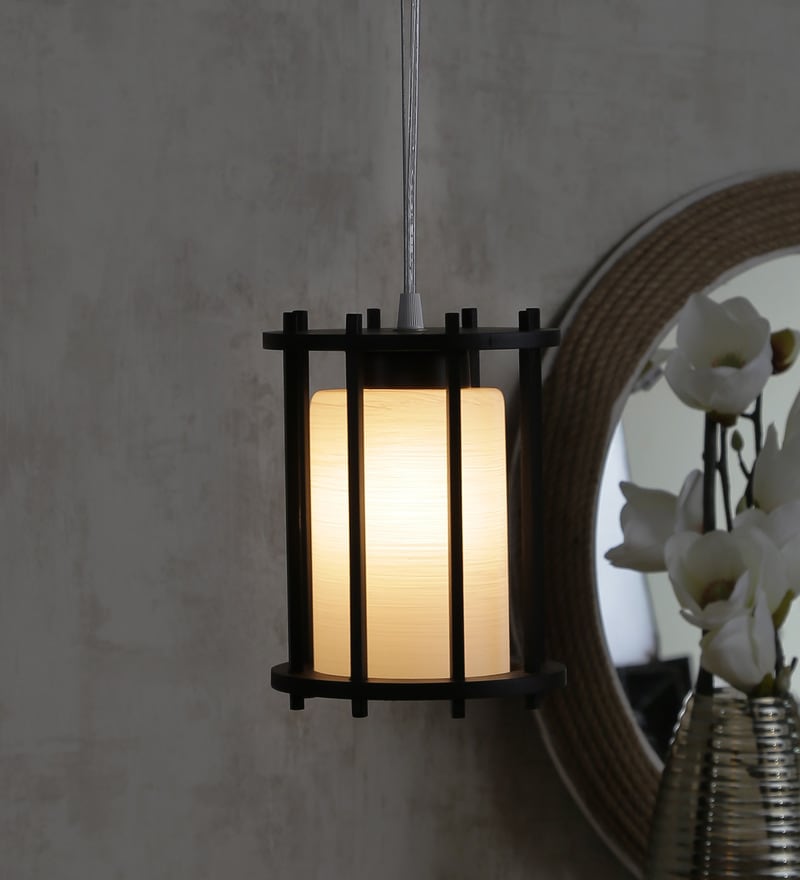 Buy Black Fabric Hanging Light By Learc Designer Lighting Online