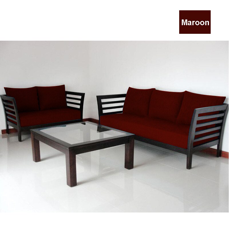 set of wooden catalogue sofa 2 by (3 Wooden Set Sofa  Sets  Seater) Sofa Furny Online