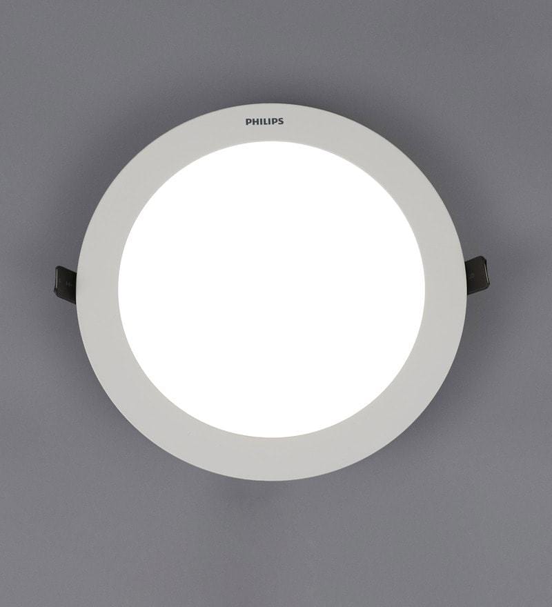 Buy White Aluminium Led Surface Panel 24w Round Smily Concealed