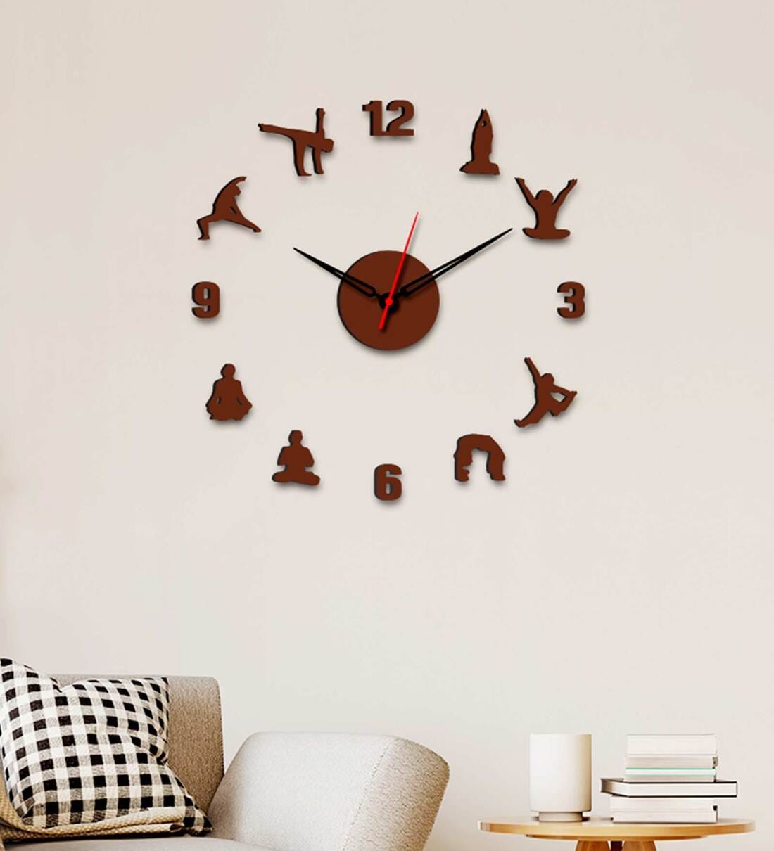 Buy Yoga Designer Wall Clock By WallMantra at 59 OFF by WallMantra