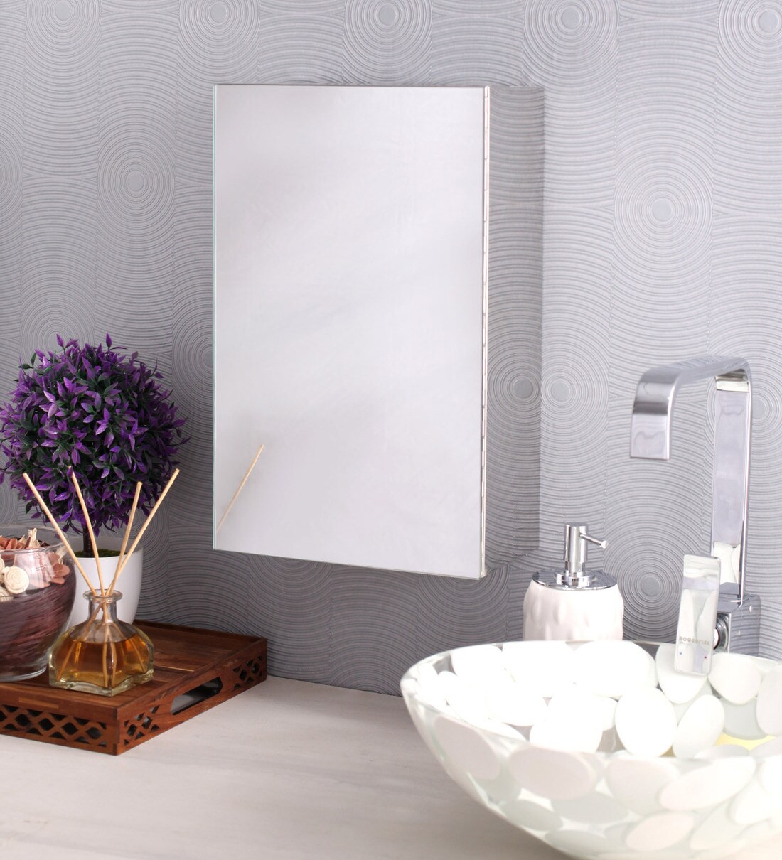 Buy Stainless Steel Single Door Bathroom Mirror Cabinet Online Bathroom Cabinets Bathroom 9609