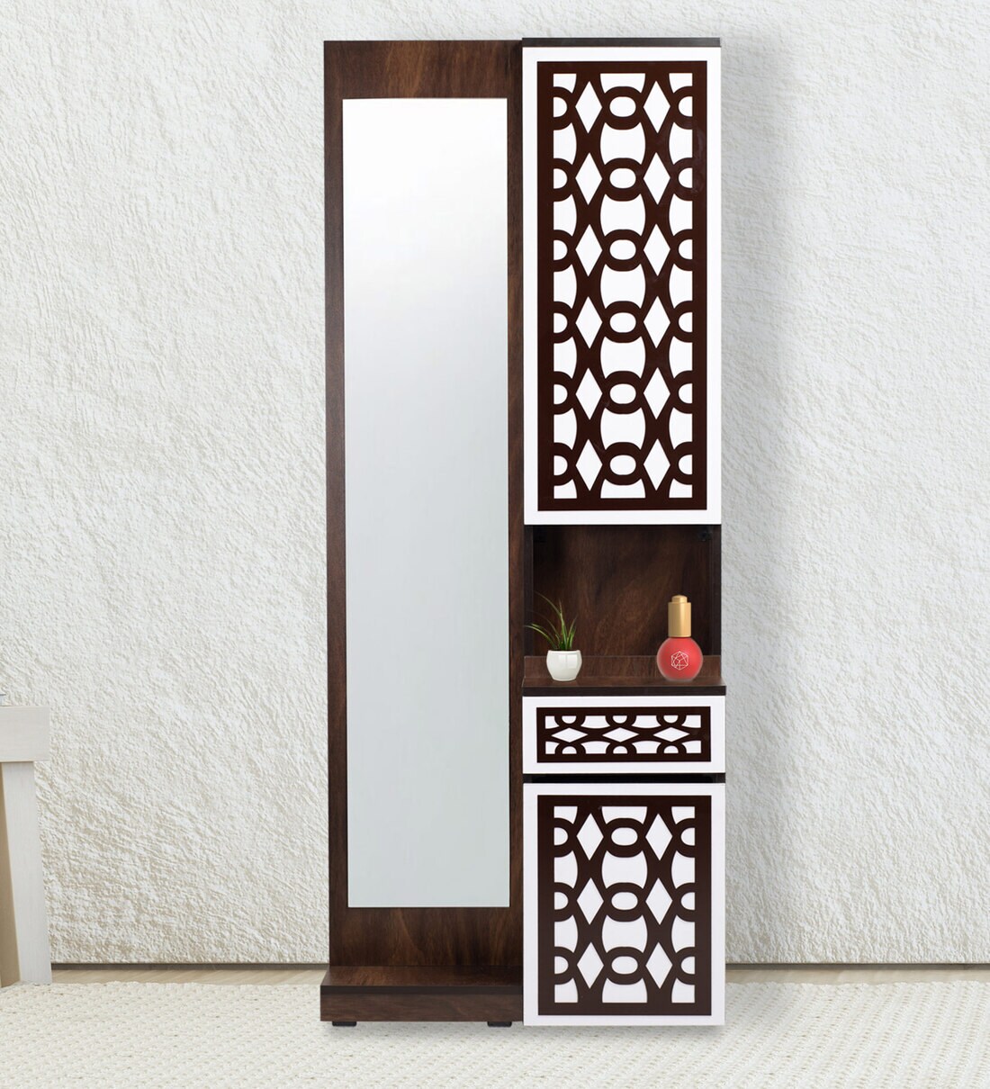 Buy Zara Dressing Unit in Walnut Finish Online Dressing Units