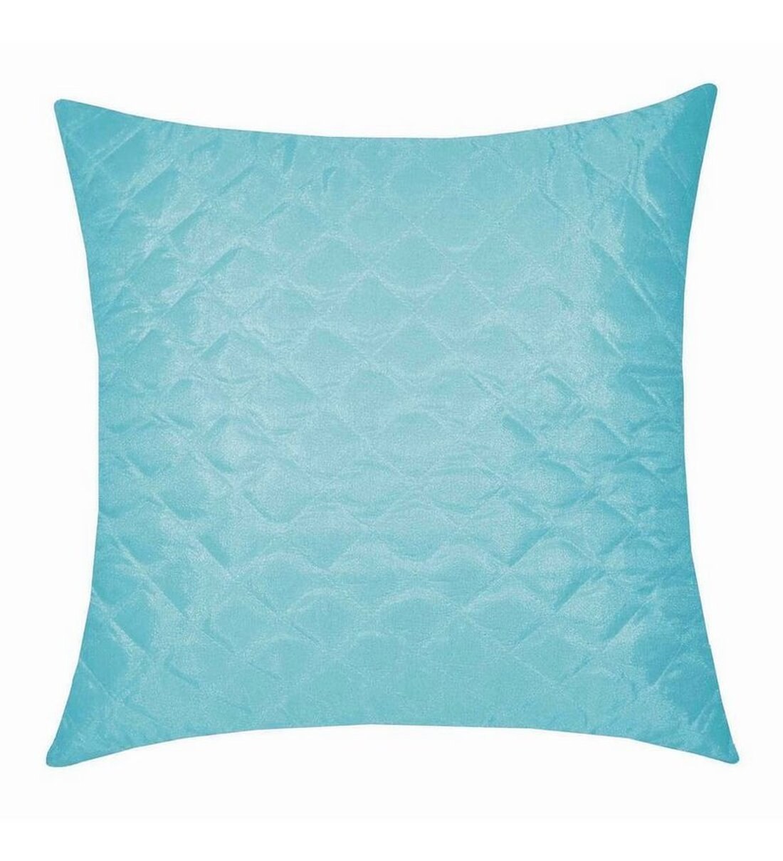 Buy Solid Pattern Polyester Blue Cushion Cover 16 x 16 inches by Zikrak Exim Online Umbrellas