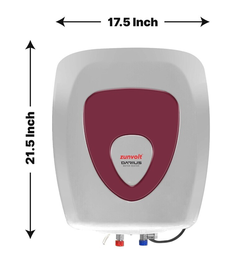 Buy Zunvolt Darius 25 Litre 5 Star Storage Geyser With Abs Plastic Body,  Puf Insulation And Auto Thermal Cut-Off at 44% OFF by ZunVolt | Pepperfry