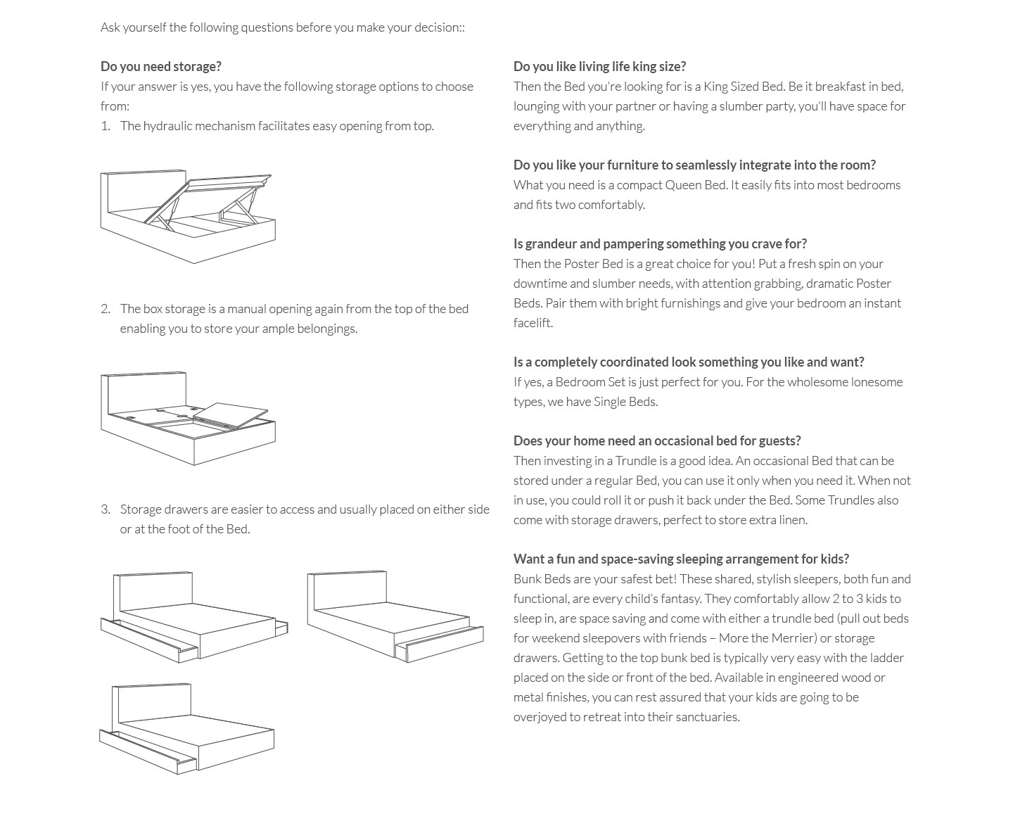 Beds Buying Guide