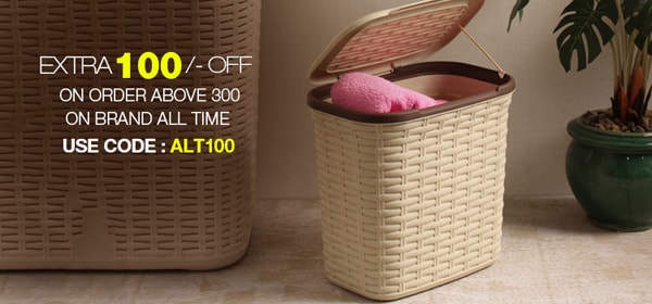 Flat 100 off on order above 300 on Brans All Time | Use Coupon - ALT100