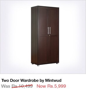 Two Door Wardrobe by Mintwud
