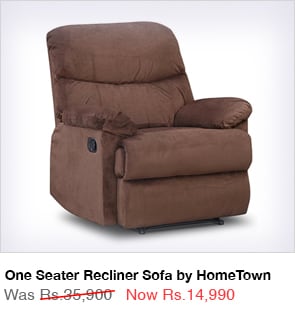 One Seater Recliner Sofa by HomeTown