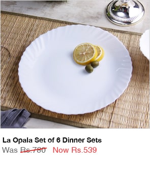 La Opala Set of 6Dinner Sets