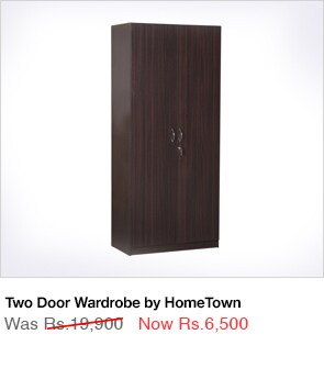 Two Door Wardrobe by HomeTown
