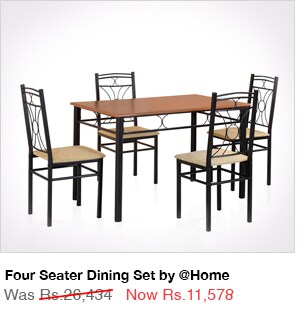 Four Seater Dining Set by @Home