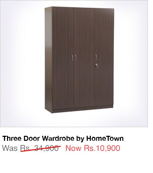 Three Door Wardrobe by HomeTown